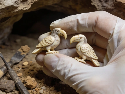 Ice Age Bird Figurines Unearthed in Hohle Fels Cave, Germany Science.Report
