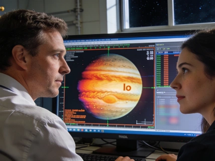 Juno Mission Probes Subsurface Heat on Jupiter's Volcanic Moon Io Science.Report