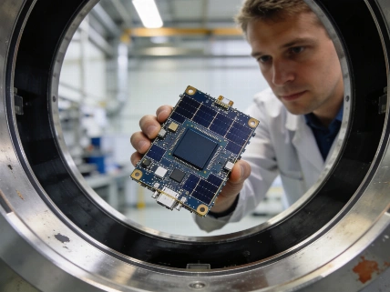 Google Tests Four AI Chips in Orbit Science.Report