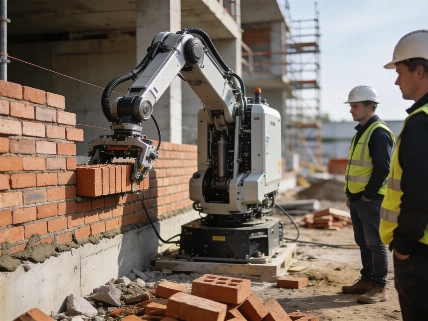 Autonomous Bricklaying Robots Face Real Construction Site Obstacles Science.Report
