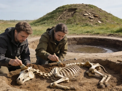 Bronze Age Foals Buried Beside Ancient Mound in Germany Science.Report