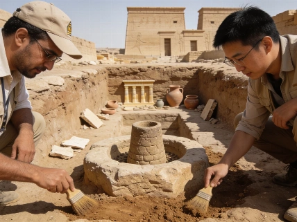 Ancient Memphis Excavation Reveals Residential Complex and Wine Press Science.Report