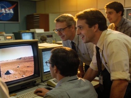 Viking 1's First Mars Surface Image Revisited on 50th Anniversary Science.Report