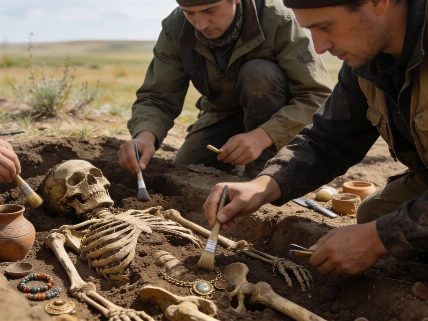 Kazakhstan Burials and Artifacts Reveal Ancient Steppe Trade Links Science.Report