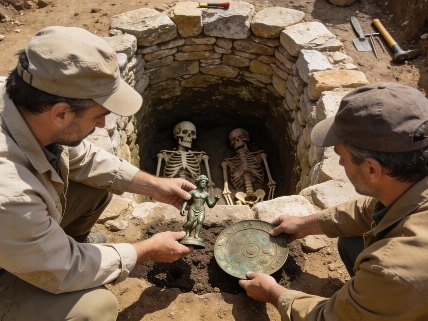 Etruscan Ritual Well With Bronze Offerings and Skeletons Uncovered Science.Report
