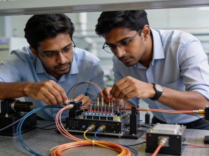 Quantum Communications Lab Brings Real Hardware to Indian University Science.Report