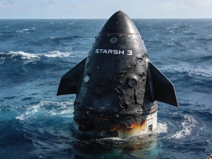 SpaceX Starship Remains Afloat in Indian Ocean After Test Splashdown Science.Report