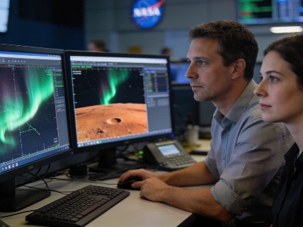 MAVEN Data Reveals Earth-Like Aurora Mechanism on Mars Science.Report