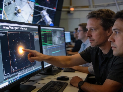 Webb Telescope Spots Candidate Black Hole Star in Early Universe Science.Report
