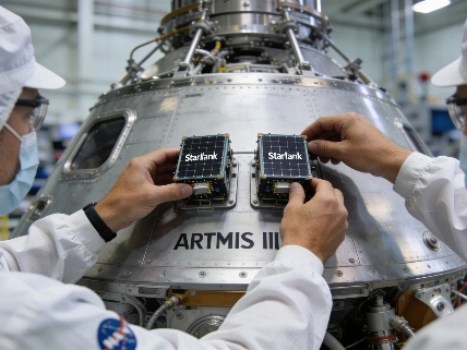 NASA to Equip Artemis III Orion with Starlink Laser Terminals Science.Report
