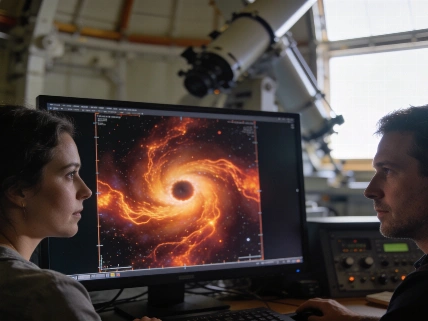 Webb Telescope Maps Gas Feeding a Supermassive Black Hole Scince.Report