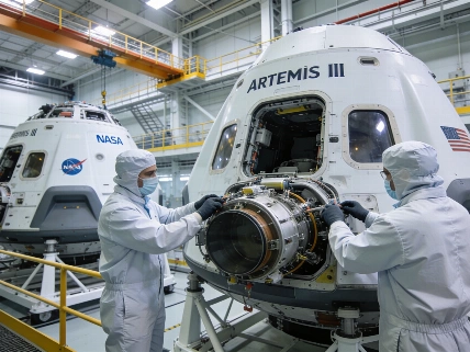 NASA Joins Artemis III Orion Crew and Service Modules for Lunar Mission Science.Report
