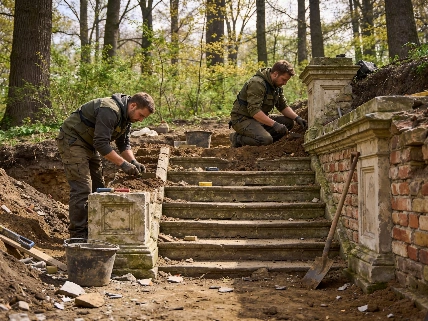 Nineteenth-Century Structures Uncovered Beneath Warsaw's Morysin Park Science.Report