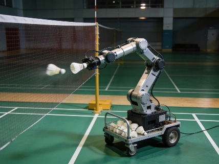 Industrial Robot Arm Repurposed for Automated Badminton Training Science.Report