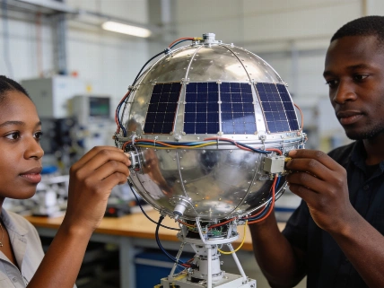 Africa's BALLS Radio Array to Ride Chang'e 8 to Lunar South Pole Science.Report