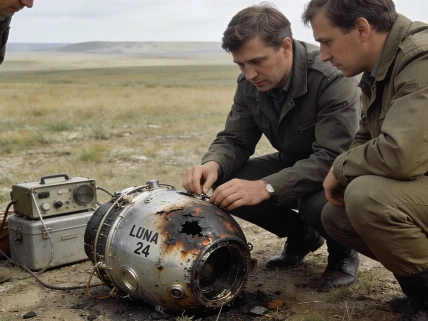 Luna 24's 1976 Moon Sample Return Marked End of Soviet Lunar Missions Science.Report