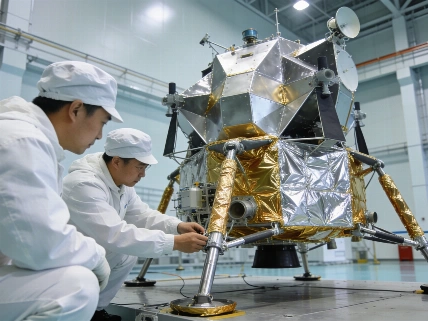 China Prepares Chang'e 7 for Complex Lunar South Pole Mission Science.Report