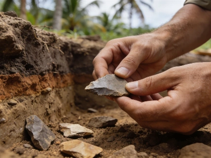 Stone Tools Reveal Early Human Technology Beyond Homo sapiens Science.Report