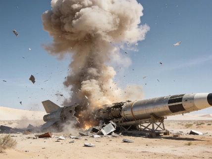 V-2 Rocket Explosion Cut Albert III's Spaceflight Short Science.Report