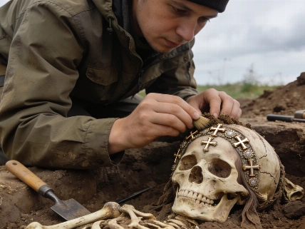 Early Murom Burials and Ceremonial Headdress Found at Zvyaginsky II Science.Report