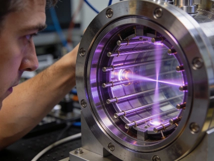 Trapped Ion Processor Resolves a Subtle NMR Double Peak Science.Report