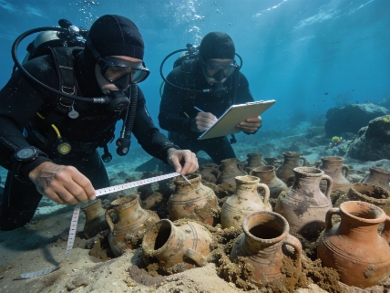 Ancient Shipwreck With Hundreds of Amphorae Found Near Andros Science.Report