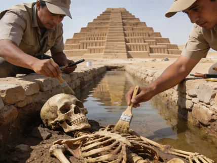 1,400-Year-Old Skeleton in Lima Water Channel May Indicate Ritual Burial Science.Report