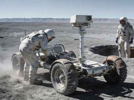 Apollo 15's Lunar Rover Turned Moonwalking Into Exploration Science.Report
