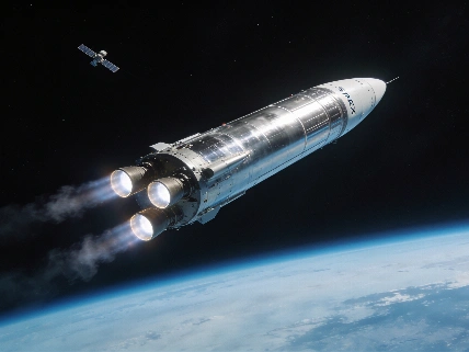 Starship Captured on Video by a Starlink V3 Satellite Science.Report