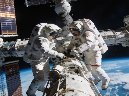 ISS Spacewalk Removes Failed Antenna but Leaves Replacement Unfinished Science.Report