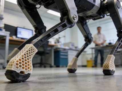 3D-Printed Porous Feet Cut Power Use in Quadruped Robot Tests Science.Report