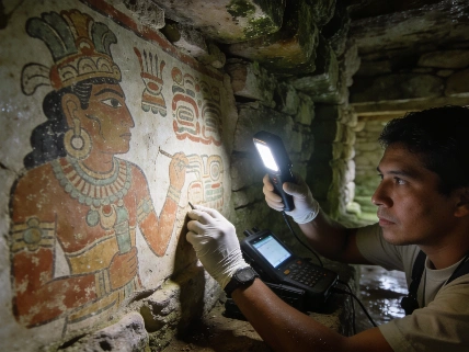 Early Maya Mural at Calakmul Depicts Mythical Hero Juun Ajaw Scince.Report