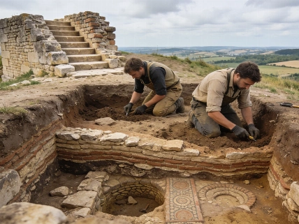 Excavation Reveals 1,500 Years of Settlement on Montbellant Hill Science.Report
