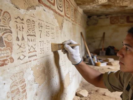Eighth-Century Maya Astronomer's Name Found at San Bartolo-Xultun Scince.Report