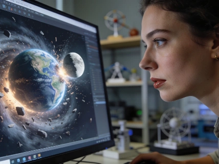 Simulations Reveal Moon May Have Formed in Hours After Giant Impact Science.Report