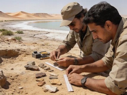 Stone Tools Suggest Neanderthals Reached Deep into Arabian Desert Science.Report