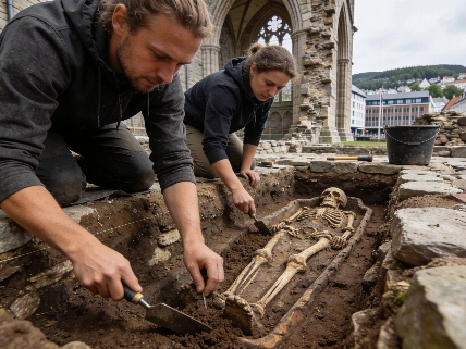 Excavation of Nonneseter Monastery Reveals Medieval Burials in Bergen Science.Report