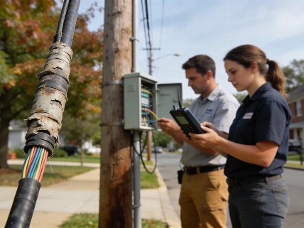 Entangled Photons Sent Over 62 km of Live Aerial Fiber in Maryland Science.Report
