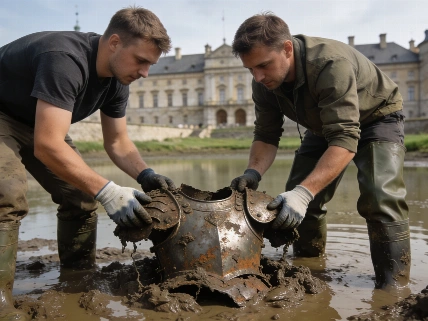 Rare 19th-Century Cavalry Armor Recovered from Polish Palace Moat Science.Report