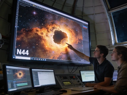 Hubble Reveals Giant Superbubble Structure in Large Magellanic Cloud Science.Report