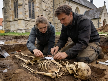 Early Medieval Cemetery Confirmed Beneath Altenberge Church Site Science.Report