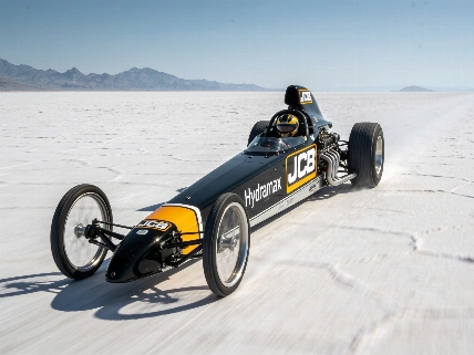 Hydrogen-Powered Car Sets 406 km/h Land Speed Record in Utah Science.Report