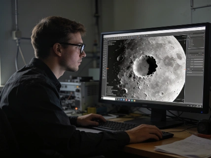 NASA orbiter spots largest new lunar crater in a century Science.Report