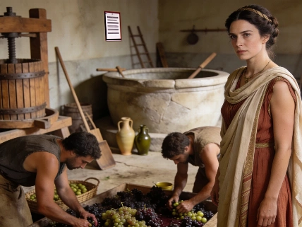 Roman Female Farm Managers Oversaw Wine and Oil Production Scince.Report