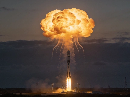 SpaceX Launch Turns Dawn Exhaust Into a Glowing Jellyfish Science.Report