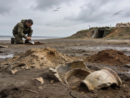 Archaeological Sites Emerge as Kakhovka Reservoir Drains in Ukraine Science.Report