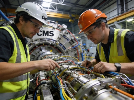 Large Hadron Collider Detects Particle Wake Predicted After Big Bang Scince.Report