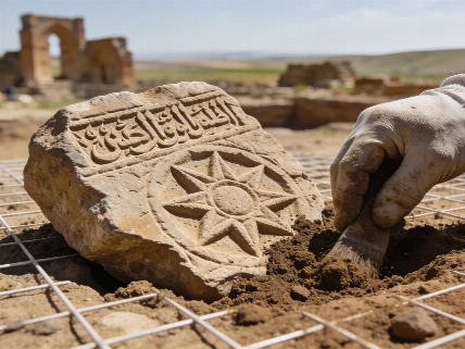 Seljuk Inscribed Stone Fragment Reveals Medieval Islamic Practice at Ani Science.Report