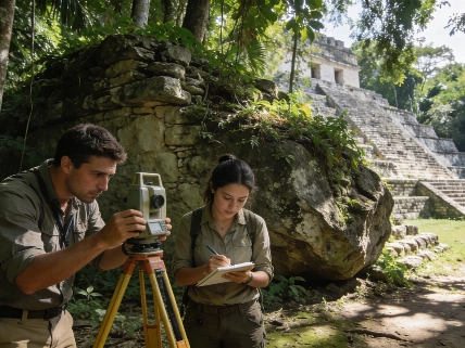 Survey Reveals Monumental Maya City at El Yesal in Campeche Scince.Report