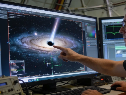 Chandra X-ray Data Reveal Black Hole Jet Disrupting Early Galaxy Science.Report